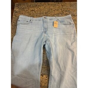 NWT Levis 726 High‎ Rise Flare Jeans Size 24W 30" Inseam Light Wash Raw Hem READ